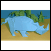 Making Origami Rhinoceros Directions