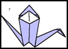 Origami Plump
  Crane Instructions