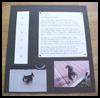 "My
  Shadow" Pet Tribute Scrapbooking Layout
