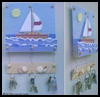 Ocean
  & Sailboat Key Holder  : Plastic Canvas Activities