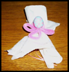 Easter Napkin Ribbons Ties Arts and Crafts Directions for Children