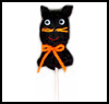 Cat

  Lollipop Cover  : Halloween Black Cat Crafts for Kids