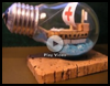 Recycle an Old Light Bulb into a Ship in a Bottle Crafts Instructions 