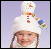 Snowman<br /> Hat : Christmas Snowman Craft Activities