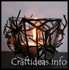 Spooky
  Spider Lights  : Spooky Arts and Crafts Ideas