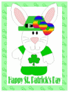 Bunny St Patricks Day Coloring Pages