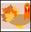 Maple
  Leaves Turkey Craft    : Thanksgiving Turkeys Activities