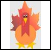 Maple
  Leaf Turkey Craft    : Thanksgiving Turkeys Activities