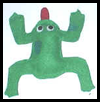 Frog Bean Bag Felt Craft for Kids