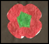 Stained
  Glass Poppy Craft