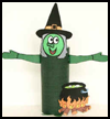Witch Toilet Paper Roll Craft Project for Kids