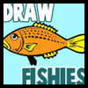 How to Draw Cartoon Fishies