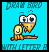 How to Draw Letter B Birds