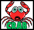 How to Draw Cartoon Crabs