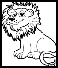 How to Draw Cartoon Lions