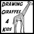How to Draw Cartoon Giraffes