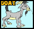 How to Draw Cartoon Billy Goats