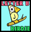 How to Draw Letter B Birdies