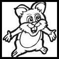 How to Draw Cartoon Hamsters