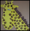 Giraffe Collage Crafts Activity for Preschoolers 