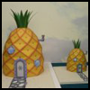 Spongebob Squarepant's Pineapple House Printable Paper Toy Model