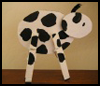 Clothes Pin Calf Arts and Crafts for Kids