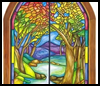 How

  to Make Crayon Stained Glass Windows