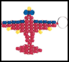 In 'Plane' Sight Key Chains : How to Make Keychains Crafts Ideas for Children