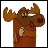 Moose Toilet Paper Roll Craft for Kids