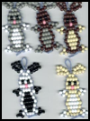 Five
  Cute Bunnies : Pony Bead Crafts for Kids