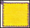 Your First Crochet Project – A Bright Yellow Potholder!