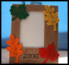 Fall
  Leaves Picture Frames  : Thanksgiving Crafts for Preschoolers