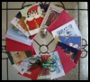 Christmas

  Card Wreaths  : Recycling Christmas Cards for Children
