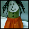 Napkin Holder Doll for Thanksgiving Dinner Table Decorations Crafts Idea for Kids 