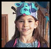 Blue<br /> and Magenta Party Hats : Birthday Crafts for Kids