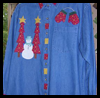 Snowman
  Applique Shirts  : Free Christmas Sewing Patterns Ideas for Children