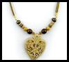 Heart

  and Leather Necklace