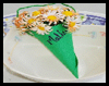 'Daisy-filled
  Cones' Place Cards