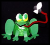Fabulous
  Frog Catching a Fly  : Paper Cup Crafts for Kids