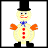Make
  a Snowman  : Crafts with Paper Plates 