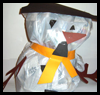 Plastic
  Bag Snowman  : Crafts with Plastic Bags