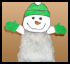 Snowman
  Craft for Kids  : Crafts with Plastic Bags