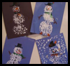 Cotton
  Swab Painting- Snowman  : Q-Tip Crafts / Cotton Swab Crafts for Kids