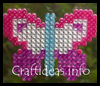 Spring
  Craft for Kids - Fuse Bead Butterfly Window Decoration