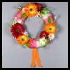 Bright
  Gerbera Wreath