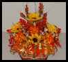 Fall
  Flower and Candy Centerpieces  : Make Thanksgiving Centerpieces Activities for Children