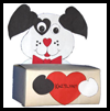 Dog
  Box for Valentine's Cards  : Tissue Box Crafts for Kids