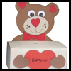 Bear
  Box for Valentine's Cards  : Tissue Box Crafts for Kids