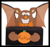 Bat
  Box for Halloween  : Tissue Box Crafts for Kids