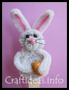 Chenille
  Easter Bunny on a Stick
